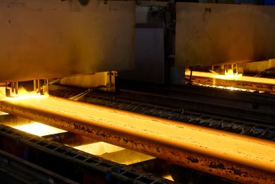Production of rolled steel